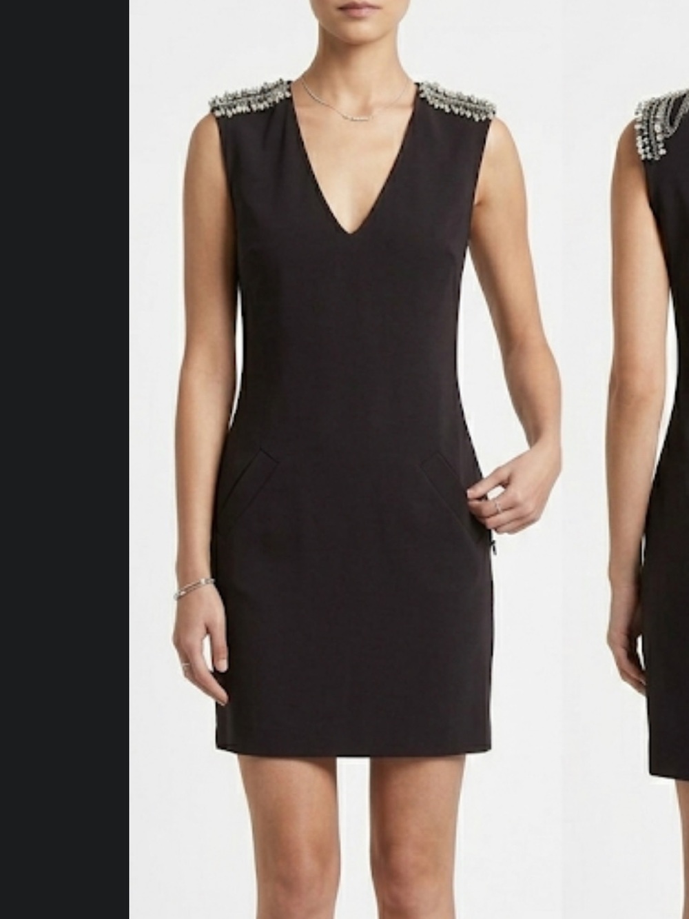 Juicy Couture Black Dress with shoulder details